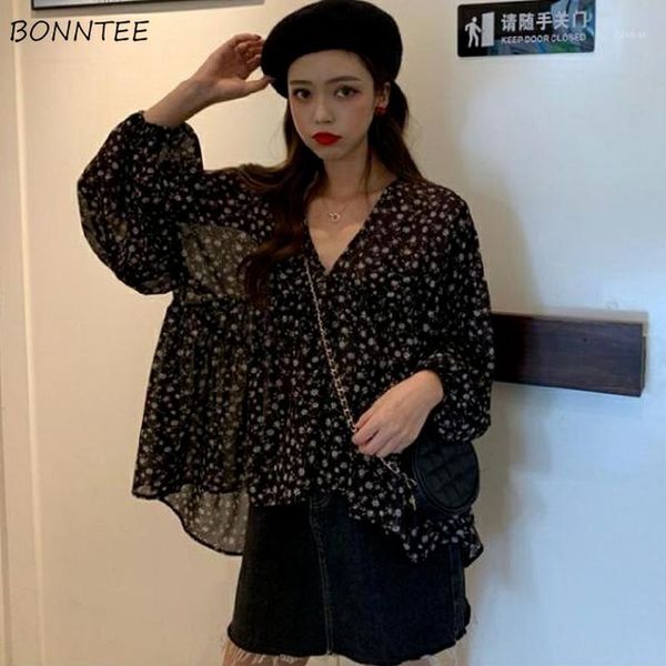 women's blouses & shirts women floral spring thin design 2021 sunscreen french ins loose v-neck folds mujer all-match fashion harajuku, White
women's blouses & shirts women floral spring thin design 2021 sunscreen french ins loose v-neck folds mujer all-match fashion harajuku, White