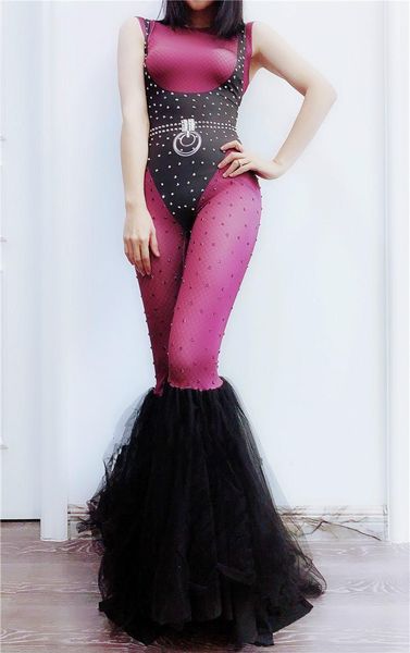 women's jumpsuits & rompers sparkly rhinestones jumpsuit stretch bling crystals bodysuit bar female singer stage performance birthday p, Black;white
women's jumpsuits & rompers sparkly rhinestones jumpsuit stretch bling crystals bodysuit bar female singer stage performance birthday p, Black;white