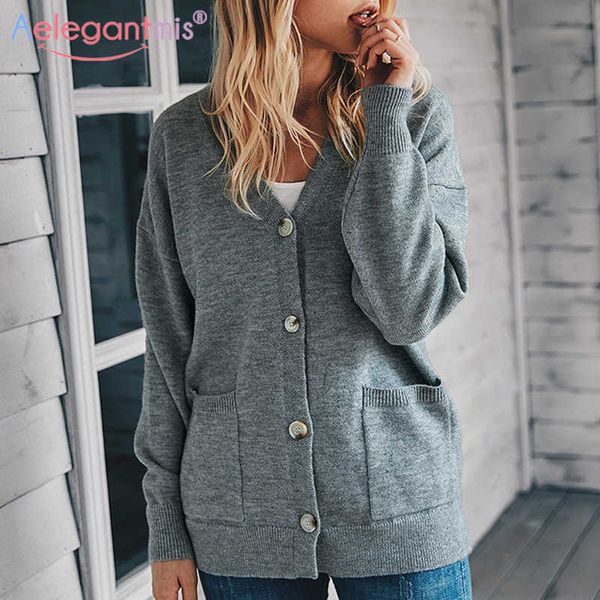aelegantmis stylish cardigan sweater women vintage autumn warm long sleeve knitted sweaters coat loose single breasted outerwear 210607, White
aelegantmis stylish cardigan sweater women vintage autumn warm long sleeve knitted sweaters coat loose single breasted outerwear 210607, White