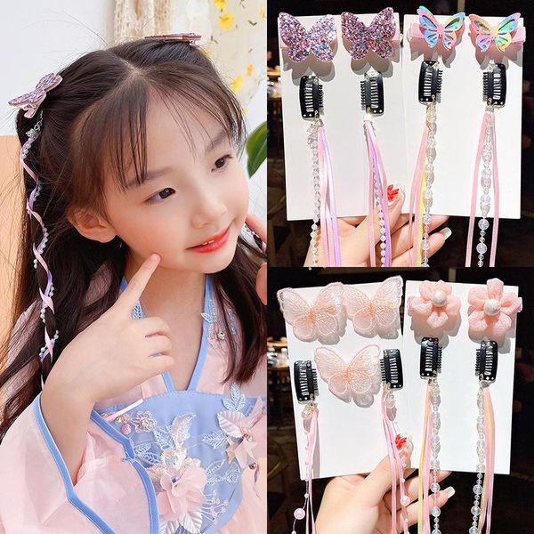 hair accessories flower butterfly hairpins cosplay ancient hanfu invisible pearl ribbon tassel pins clips for girl children, Slivery;white
hair accessories flower butterfly hairpins cosplay ancient hanfu invisible pearl ribbon tassel pins clips for girl children, Slivery;white