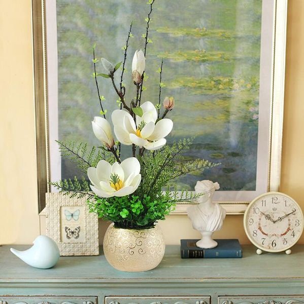 vases modern magnolia flower+artificial flower home furnishing decoration flowerpot livingroom deskarrangement ornament art
vases modern magnolia flower+artificial flower home furnishing decoration flowerpot livingroom deskarrangement ornament art