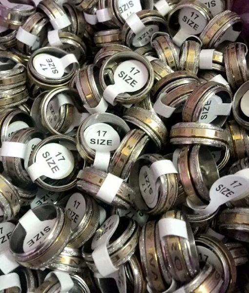 100 pcs fashion retro stainless steels rings steel men punk hip hop ring jewelry, Slivery;golden
100 pcs fashion retro stainless steels rings steel men punk hip hop ring jewelry, Slivery;golden