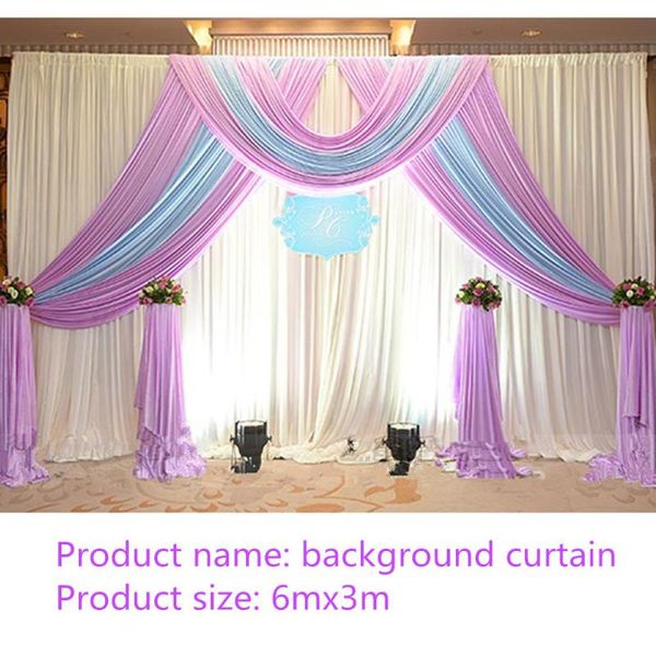 party decoration 3m*6m ice silk wedding backdrop curtain with swags props satin drape pleated stage decorations backdrops
party decoration 3m*6m ice silk wedding backdrop curtain with swags props satin drape pleated stage decorations backdrops