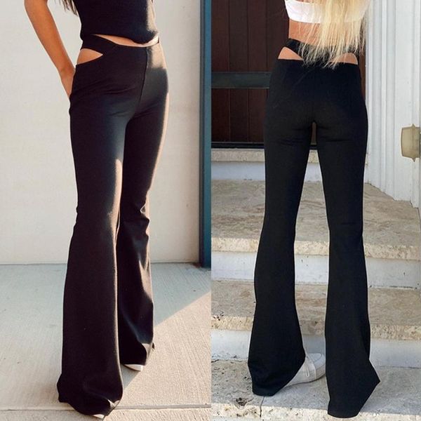 women's leggings 35# woman pants solid color black hollow women elastic high-waisted slim flare trousers leggins mujer
women's leggings 35# woman pants solid color black hollow women elastic high-waisted slim flare trousers leggins mujer