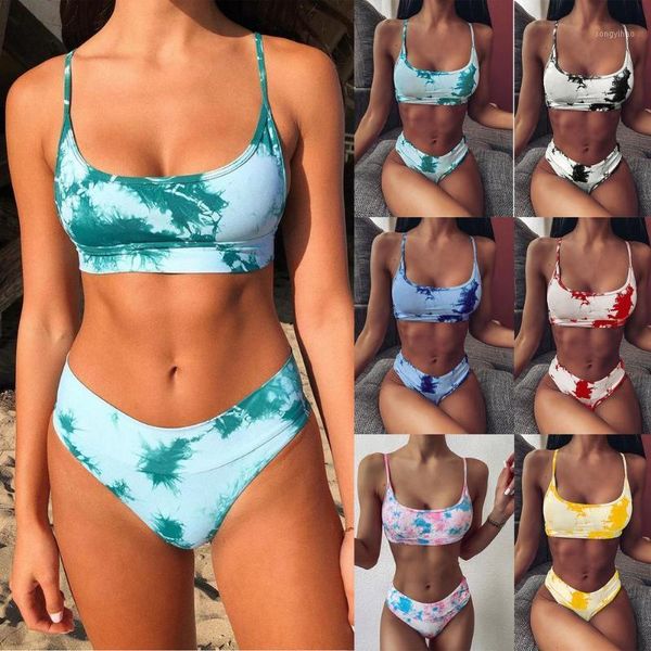 women's swimwear women bikini fashionable cute tie-dye ladies gradient beach vacation wading swiming parties swimsuit summer, White;black
women's swimwear women bikini fashionable cute tie-dye ladies gradient beach vacation wading swiming parties swimsuit summer, White;black