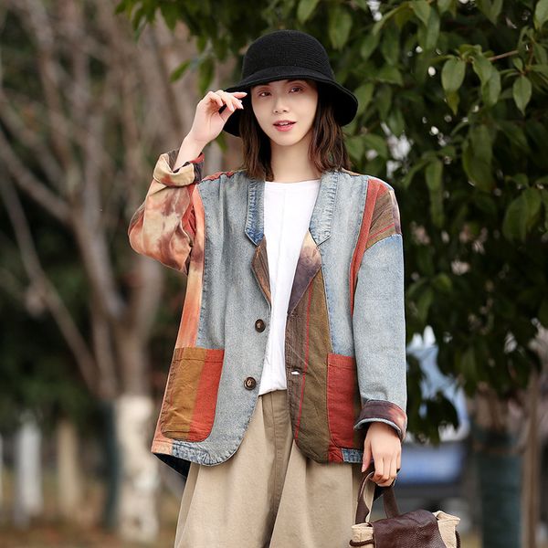 vintage 2021 fashions long sleeve jackets abstract female casual print blazers, White;black
vintage 2021 fashions long sleeve jackets abstract female casual print blazers, White;black