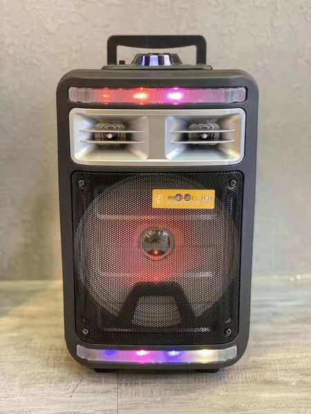mini speakers 8 inch big bluetooth speaker high-power column subwoofer led lights with microphone karaoke fm tf remote control box
mini speakers 8 inch big bluetooth speaker high-power column subwoofer led lights with microphone karaoke fm tf remote control box