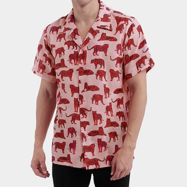 men's casual shirts 2021 men cartoon pattern floral loose buttons blouse summer printed short sleeve lapel blusas plus size, White;black
men's casual shirts 2021 men cartoon pattern floral loose buttons blouse summer printed short sleeve lapel blusas plus size, White;black