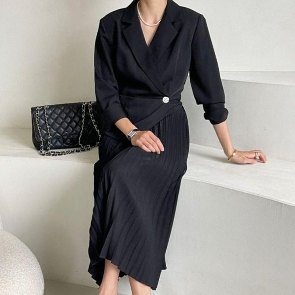 casual dresses fashion womens dress autumn 2021 pleated fake two high waist solid color long sleeve temperament commute simplicity women, Black;gray
casual dresses fashion womens dress autumn 2021 pleated fake two high waist solid color long sleeve temperament commute simplicity women, Black;gray