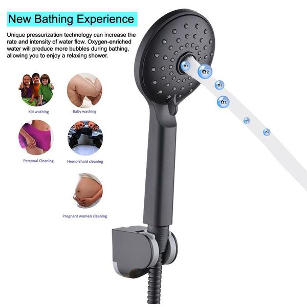 matte black hand shower nozzle hose set bathroom system multifunctional personalized sets
matte black hand shower nozzle hose set bathroom system multifunctional personalized sets