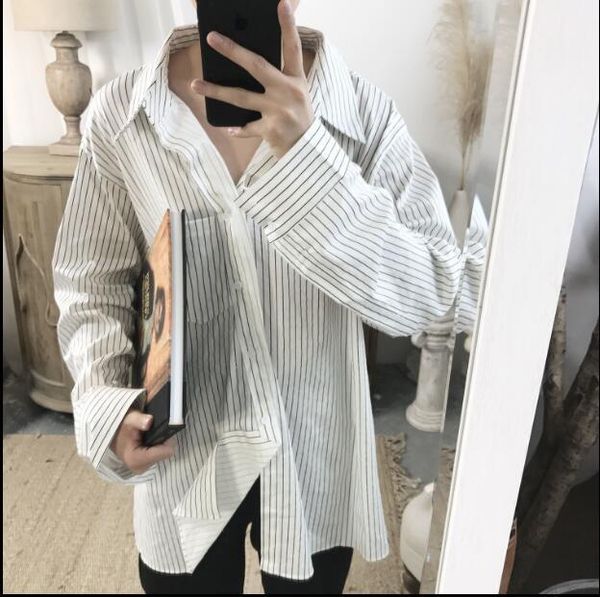 s-xl large size casual shirt. 2021 design of korean stripe white men's shirts, White;black
s-xl large size casual shirt. 2021 design of korean stripe white men's shirts, White;black