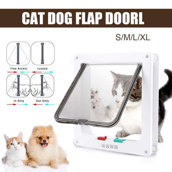 cat carriers,crates & houses s/m/l/xl door 4 switch modes controllable small pet flap doors security lock puppy kitten plastic gate for home
cat carriers,crates & houses s/m/l/xl door 4 switch modes controllable small pet flap doors security lock puppy kitten plastic gate for home