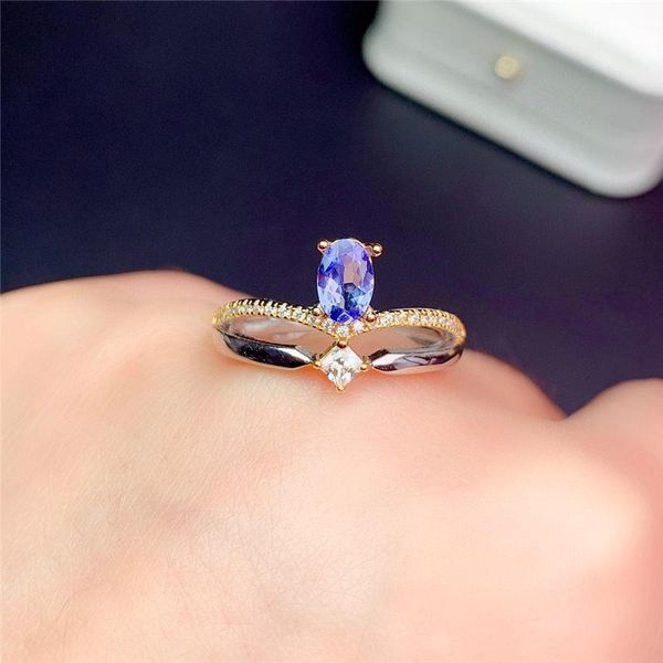 cluster rings weainy natural tanzanite ring, real s925 silver, exquisite two-tone plating gift with certificate for girlfriend, Golden;silver
cluster rings weainy natural tanzanite ring, real s925 silver, exquisite two-tone plating gift with certificate for girlfriend, Golden;silver