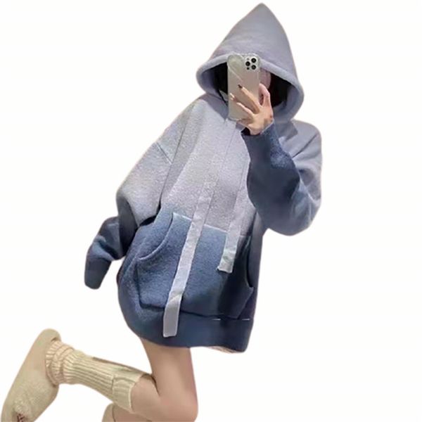 women's hoodies & sweatshirts designer fashion gradient color hooded knitwear letter print hoodie celebrity young women comfortable swe, Black
women's hoodies & sweatshirts designer fashion gradient color hooded knitwear letter print hoodie celebrity young women comfortable swe, Black
