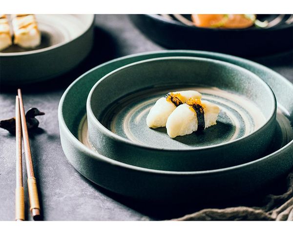 dishes & plates japanese dinner plate creative ceramic high-end style tableware set dinnerware deep 
dishes & plates japanese dinner plate creative ceramic high-end style tableware set dinnerware deep