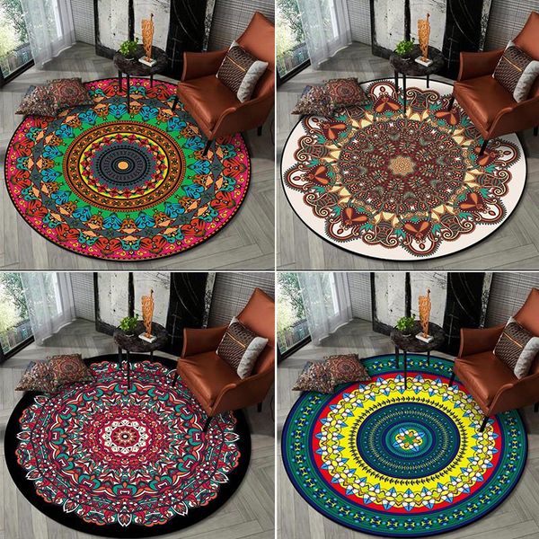 carpets vintage mandala flowers round carpet floor mats living room decorative rugs anti-slip bedroom doormat
carpets vintage mandala flowers round carpet floor mats living room decorative rugs anti-slip bedroom doormat