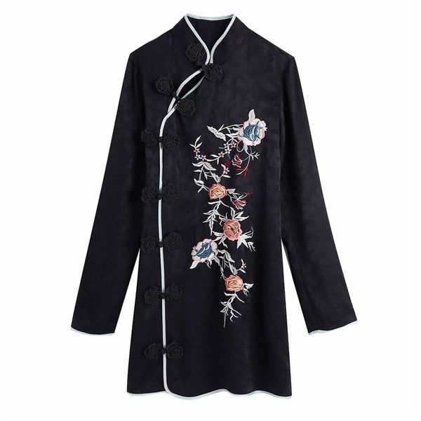 casual dresses chinese style women turtleneck es fashion ladies embroidery asymmetric mini elegant female chic slim vestidos okfd, Black;gray
casual dresses chinese style women turtleneck es fashion ladies embroidery asymmetric mini elegant female chic slim vestidos okfd, Black;gray