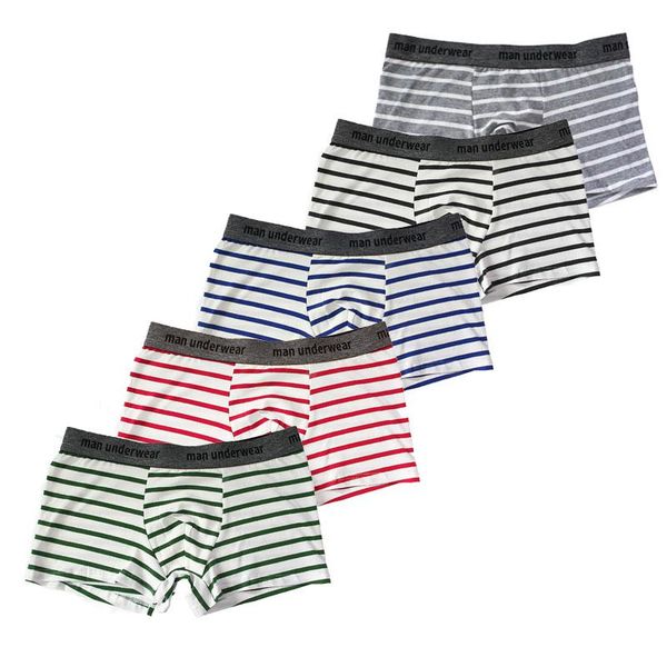 underpants 5pcs cotton male panties mens underwear soft breathable man boxer stripe comfortable men shorts lingerie, Black;white
underpants 5pcs cotton male panties mens underwear soft breathable man boxer stripe comfortable men shorts lingerie, Black;white