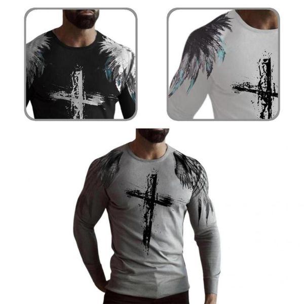 men's casual shirts 3d print trendy slim autumn soft men shirt round neck for dating, White;black
men's casual shirts 3d print trendy slim autumn soft men shirt round neck for dating, White;black