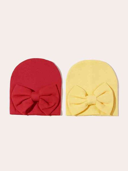 2pcs baby bow decor hat she01, Yellow
2pcs baby bow decor hat she01, Yellow