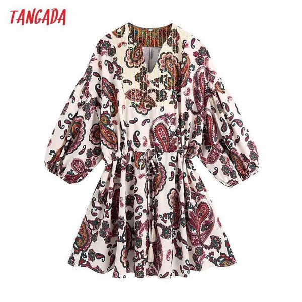 tangada fashion women flowers paisley print dress v neck long sleeve ladies mini dress with slash be704 210609, Black;gray
tangada fashion women flowers paisley print dress v neck long sleeve ladies mini dress with slash be704 210609, Black;gray