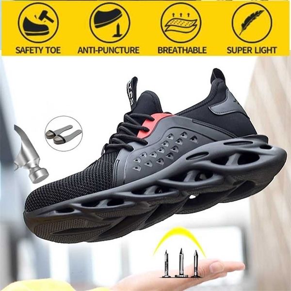breathable wear safety shoes men in casual anti-smashing stab work boots for training steel toe 211217, Black;brown
breathable wear safety shoes men in casual anti-smashing stab work boots for training steel toe 211217, Black;brown