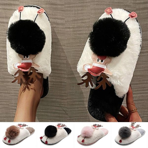 slippers fashion women's casual shoes breathable outdoor deer fashionable design warm zapatillas casa mujer invierno, Black
slippers fashion women's casual shoes breathable outdoor deer fashionable design warm zapatillas casa mujer invierno, Black