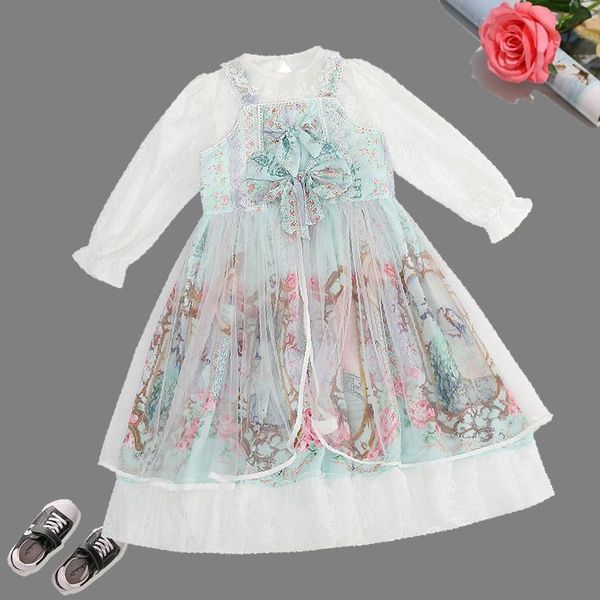 girl's dresses lolita baby girls fashion spring & autumn clothes for teens birthday party children vestidos 6 8 10 12 14 years 2021, Red;yellow
girl's dresses lolita baby girls fashion spring & autumn clothes for teens birthday party children vestidos 6 8 10 12 14 years 2021, Red;yellow
