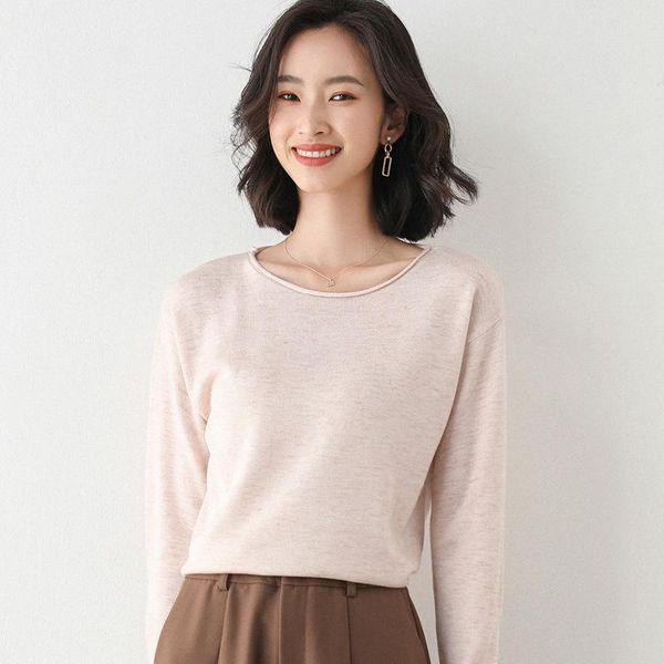 women's sweaters mrmt 2021 brand round collar loose fitting women soft sweater woman for female, White;black
women's sweaters mrmt 2021 brand round collar loose fitting women soft sweater woman for female, White;black