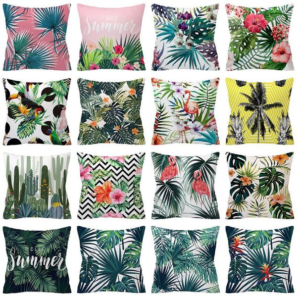 cushion/decorative pillow tropical plants cushion cover polyester green leaves decorative pillowcase flamingo parrot throw case home
cushion/decorative pillow tropical plants cushion cover polyester green leaves decorative pillowcase flamingo parrot throw case home