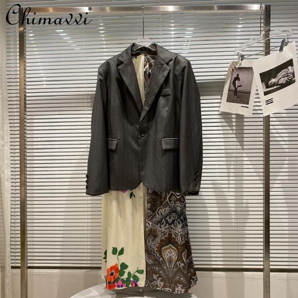 casual dresses women's long sleeve fake two piece suit dress 2021 summer patchwork vertical striped female black, Black;gray
casual dresses women's long sleeve fake two piece suit dress 2021 summer patchwork vertical striped female black, Black;gray