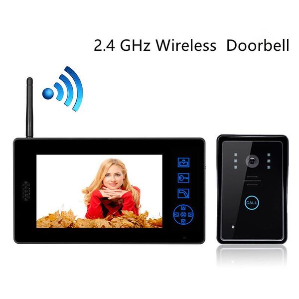 doorbells 2.4ghz video door phone intercom doorbell 7 inch screen camera monitor villa home unlock access security wireless call bell
doorbells 2.4ghz video door phone intercom doorbell 7 inch screen camera monitor villa home unlock access security wireless call bell