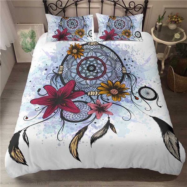 bedding sets white simpledreamcatcher printed set 2/3pcs pillowcase 3d bed home textile fashion duvet cover
bedding sets white simpledreamcatcher printed set 2/3pcs pillowcase 3d bed home textile fashion duvet cover