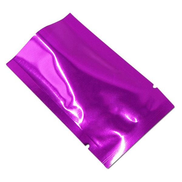 gift wrap 100pcs smooth surface purple open mylar foil packing pouch aluminum vacuum sealing package bag for retails snack storag
gift wrap 100pcs smooth surface purple open mylar foil packing pouch aluminum vacuum sealing package bag for retails snack storag