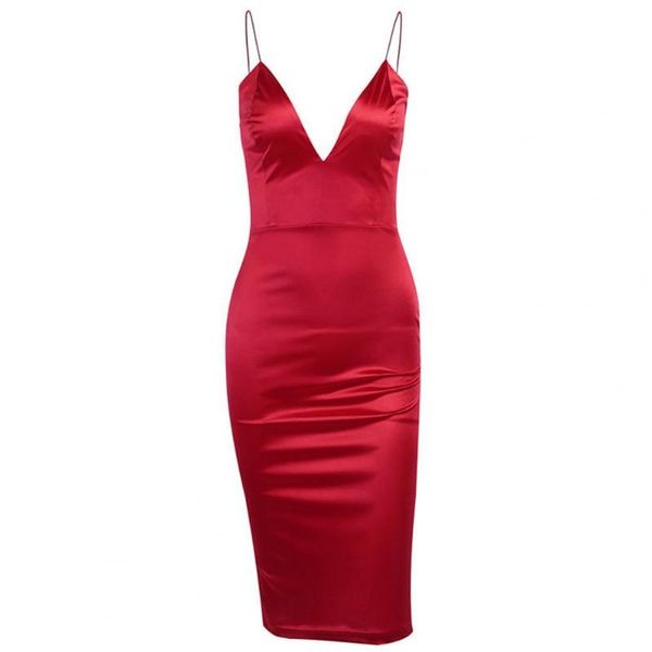 casual dresses 2021 summer women deep v-neck spaghetti strap solid color sling satin bodycon dress midi sundress cocktail party, Black;gray
casual dresses 2021 summer women deep v-neck spaghetti strap solid color sling satin bodycon dress midi sundress cocktail party, Black;gray