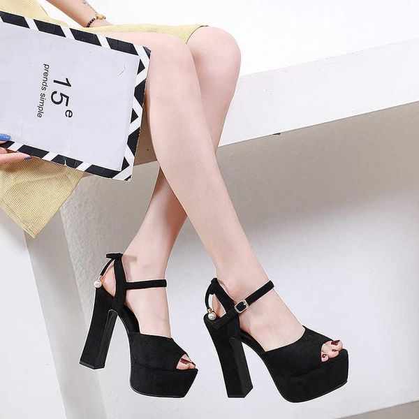 sandals summer 2021 fall fashion large heel platform buckle high heels women's size 40, Black
sandals summer 2021 fall fashion large heel platform buckle high heels women's size 40, Black