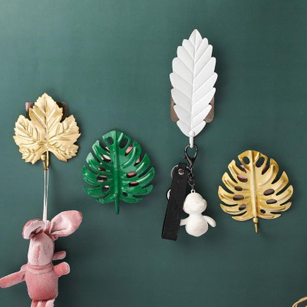 nordic self-adhesive hooks no-hole key holder purse hanger creative leaf shape coat rack wall home hanging decoration & rails
nordic self-adhesive hooks no-hole key holder purse hanger creative leaf shape coat rack wall home hanging decoration & rails