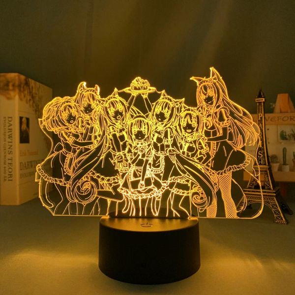 night lights acrylic 3d lamp anime nekopara for bedroom decor light children's birthday gift manga room table led
night lights acrylic 3d lamp anime nekopara for bedroom decor light children's birthday gift manga room table led