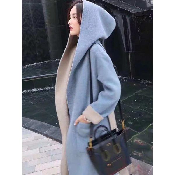 women's wool & blends coat women winter long overcoat outwear loose cardigans sleeve manteau femme hiver elegant australia, Black
women's wool & blends coat women winter long overcoat outwear loose cardigans sleeve manteau femme hiver elegant australia, Black