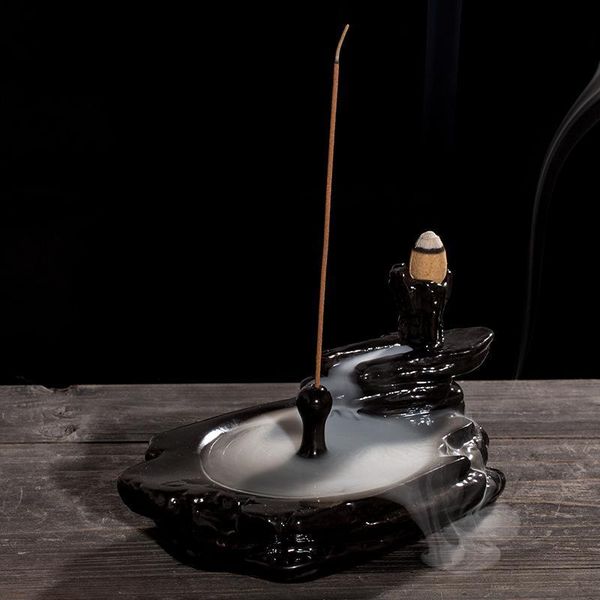 fragrance lamps backflow incense burner smoke waterfall stick holder ceramic mountain river handicraft cense
fragrance lamps backflow incense burner smoke waterfall stick holder ceramic mountain river handicraft cense