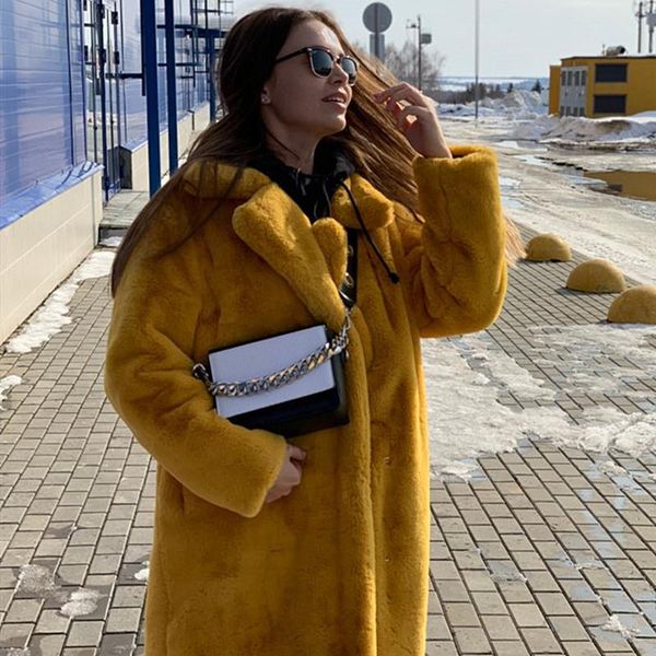women's fur & faux trodeam 2021 long coats for winter loose lapel coat thicken warm plus size plush jackets, Black
women's fur & faux trodeam 2021 long coats for winter loose lapel coat thicken warm plus size plush jackets, Black