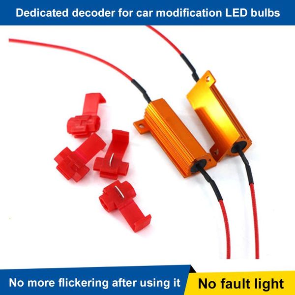 other lighting system 4pcs 50w 6ohm load resistor led turn signal light blink error decorder bulbs code solution car accessories
other lighting system 4pcs 50w 6ohm load resistor led turn signal light blink error decorder bulbs code solution car accessories