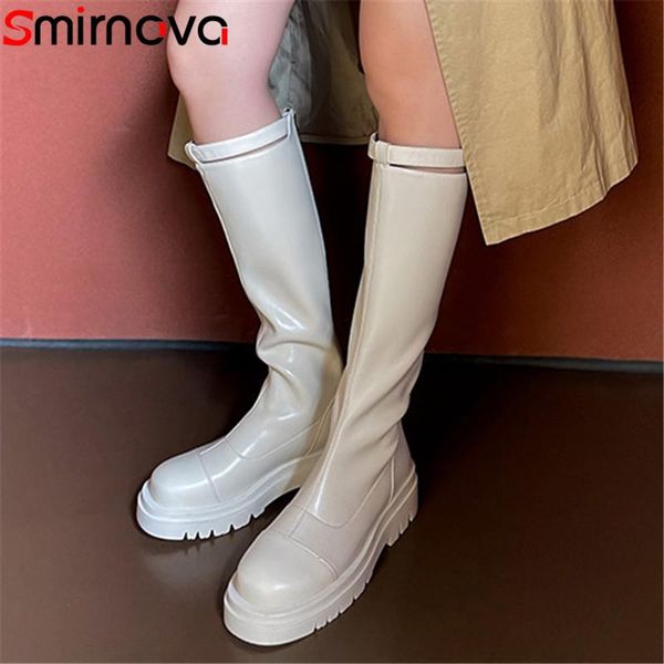 boots smirnova 2021 flat platform shoes women knee high genuine leather footwear zip autumn winter riding woman, Black
boots smirnova 2021 flat platform shoes women knee high genuine leather footwear zip autumn winter riding woman, Black