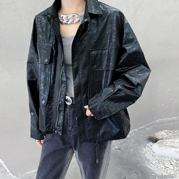 women's jackets ladies short jacket spring and autumn thin loose lapel korean leisure large pocket women, Black;brown
women's jackets ladies short jacket spring and autumn thin loose lapel korean leisure large pocket women, Black;brown