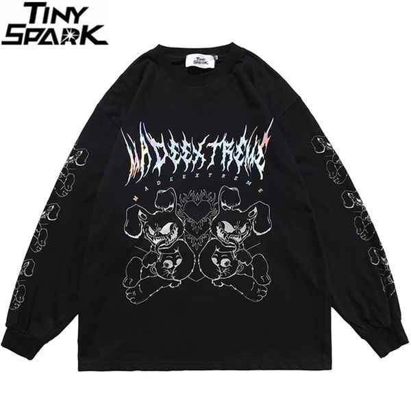 hip hop monster printed oversize t shirt streetwear harajuku cotton t-shirt men spring long sleeve tshirt black tees 220302, White;black
hip hop monster printed oversize t shirt streetwear harajuku cotton t-shirt men spring long sleeve tshirt black tees 220302, White;black