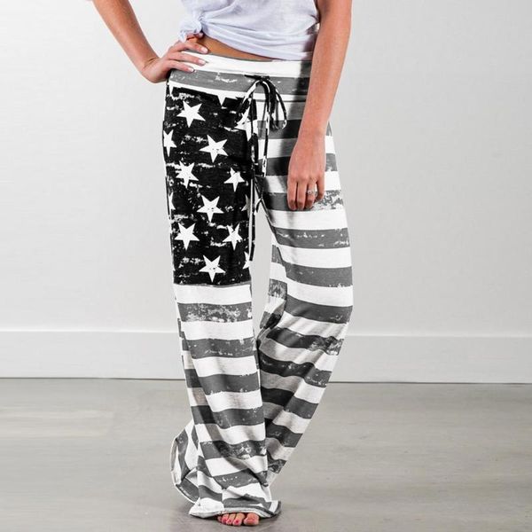 women's leggings women casual drawstring wide leg pants american flag sport fitness workout training trousers push up, Black
women's leggings women casual drawstring wide leg pants american flag sport fitness workout training trousers push up, Black