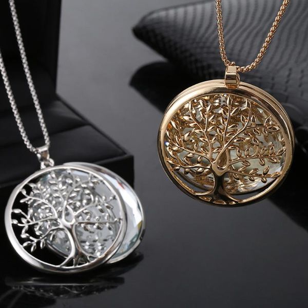Luxury Big Round Mirror Pendant Necklace Gift For Women Gold Silver Color Tree Of Life Long Statement Jewelry Accessory Necklaces
Luxury Big Round Mirror Pendant Necklace Gift For Women Gold Silver Color Tree Of Life Long Statement Jewelry Accessory Necklaces