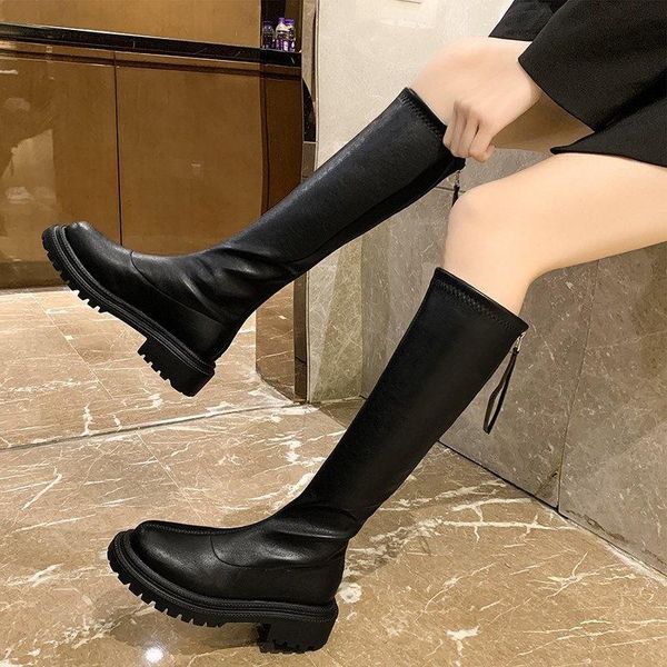 boots platform sports shoes woman autumn luxury designer boots-women zipper round toe thigh high heels fashion 20, Black
boots platform sports shoes woman autumn luxury designer boots-women zipper round toe thigh high heels fashion 20, Black
