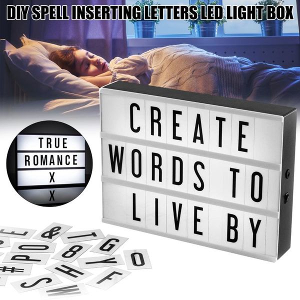decorative objects & figurines cinema light box with combination letters cinematic diy personal led sign up ja55
decorative objects & figurines cinema light box with combination letters cinematic diy personal led sign up ja55
