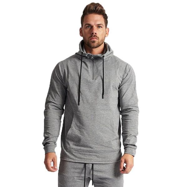 men's hoodies & sweatshirts autumn and winter outdoor fitness clothes coat running sportswear zipper half flap pullover, Black
men's hoodies & sweatshirts autumn and winter outdoor fitness clothes coat running sportswear zipper half flap pullover, Black